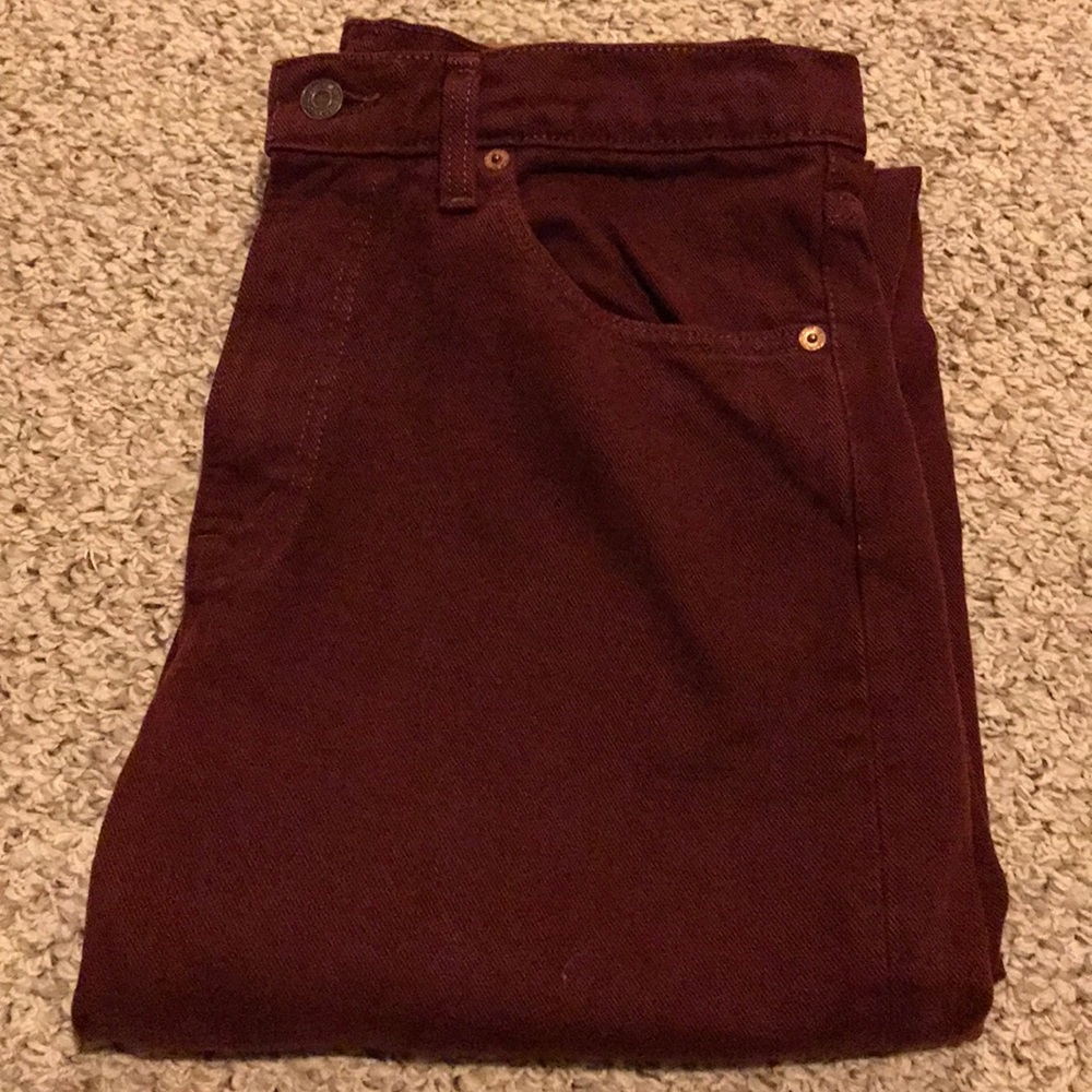 Men’s Red corduroy pants size 33-32
